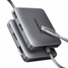 Axagon HMC-5HL HUB 5Gbps 2xUSB-A HDMI RJ45 100W