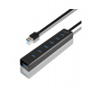 AXAGON HUE-SA7BP, 7x USB3.0 ALU CHARGING hub vč. AC adapteru (HUE-SA7BP)