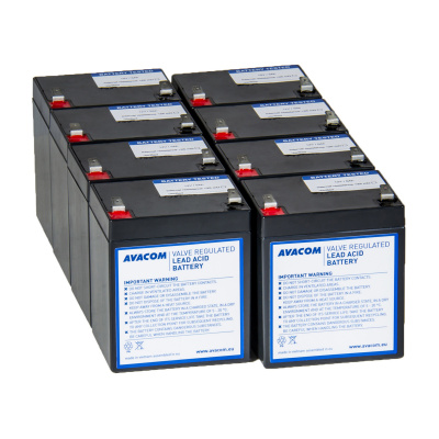 Avacom RBC155 bateriový kit pro renovaci (8ks baterií) - náhrada za APC
