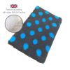 DRYBED Premium Vet Bed Bodky antracitový + tyrkysový 150 x 100 cm