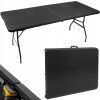 Malatec 12280 Skladací stôl 180x74 cm čierny