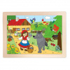 Červená Čiapočka 24 dielne rámové puzzle - Woodyland