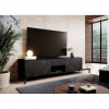 Cama Meble Tv stolík MARMO 2D1S1K, čierny marmur