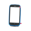 Přední kryt Nokia Lumia 610 Blue Cyan modrý dotyková deska