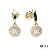 MOZA gold Diamantové náušnice MG2016 Farba Zlata: žlté Au