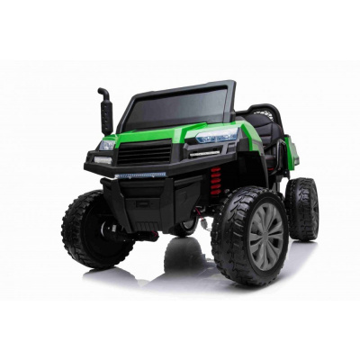 Farmárske elektrické autíčko RIDER 4X4 s pohonom všetkých kolies, 2x12V batéria, EVA kolesá, široké dvojmiestne sedadlo, Odpružené nápravy, 2,4 GHz Diaľkový ovládač, Dvojmiestne, MP3 prehrávač so vstu