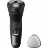 Philips Shaver 3000X Series X3051/00, Červenáationsrasierer, Čierna