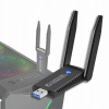 AC1300 ADAPTER SIEŤOVÁ KARTA WiFi NA USB DUAL BAND 1300Mbps 2.4/5.8GHz 2v1