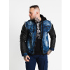 Pánska bunda CIPO & BAXX 1290 BLUE Farba: Modrá, Konfekčná veľkosť: XXXL