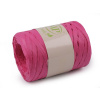 Lyko rafia prírodná, na pletenie tašiek, šírka 5-8 mm - (12) pink