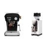 Ascaso Dream PID, Dark Black + Eureka Mignon Zero, CR white