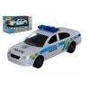 Teddies policajné auto na zotrvačník so zvukom a svetlom 15 cm