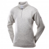 Unisex turistický sveter Devold Nansen Wool Zip Neck Grey Melange M