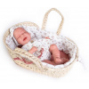 Reborn miminko - Můj malý reborn - Luna v košíčku od Antonio Juan (Mi pequeno reborn LLuna con capazo)