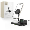 Bezdrôtová nabíjačka Tech-Protect Qi15W A22 3v1 Magnetic Magsafe Wireless Charger Black