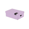 oxybag krabica lamino malá - 35,5 x 24 x 9 cm - PASTELINI Fialová