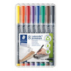 Permanentný popisovač, sada, OHP, 0,6 mm, STAEDTLER 