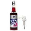Barmanský sirup RIOBA na nápoje JAGODOVÝ 0,7 l + Pumpička