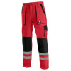 Canis CXS Kalhoty CXS LUXY BRIGHT do pasu s reflexními pruhy 102002826052 52 Červená/černá