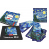Šatka - Carmani Scarf 023-9021 Viacfarebná látka (Super Scarf - V. Van Gogh, Starry Night (Carma)