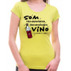 Fajntričko Vin Vinárske tričko - Záchranárka, Farba Limetková zelená (IBA Dámsky strih!), Strih/ Variant Dámsky