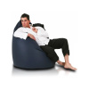 EF1019 Ecopuf Sedací vak ECOPUF - MEGA SAKO - ekokoža E11 - Tmavo modrá