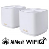 ASUS ZenWiFi XD5 2-pack Wireless AX3000 Dual-band Mesh WiFi 6 System, white 90IG0750-MO3B40