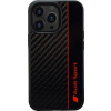 DefaultBrand Pouzdro Audi Carbon Fiber pro iPhone 13 Pro / 13 6.1 černé/černé AUS-TPUPCIP13P-R8/D1-BK