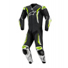 Jednodielna kombinéza GP TECH V5, ALPINESTARS (čierna/biela/žltá fluo) 2026 48
