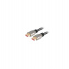 LANBERG Ultra High Speed HDMI 2.1 kabel, 48 Gbps, 8K@60Hz, 5K@120Hz, délka 0,5m, černý, zlacené konektory (CA-HDMI-30CU-0005-BK)