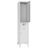 Šatník Sus 412 Wn color_body: RAL 7035, svetlošedá, color_door: RAL 7035, svetlošedá
