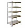 Meets-ecommerce UG Kovový regál profi 180x90x60, 4-6 políc Farba: Pozink, Počet polic: 5 políc