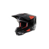 přilba S-M5 ROVER HELMET ECE, ALPINESTARS (antracit/červená fluo/šedá maskáčová, vel. 2XL) M140-1037-2XL