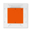 Vysílač RF jednonásobný, nástěnný, 3299H-A21908 66, ABB, Levit®, oranžová / kouřová černá (ABB, Levit®, oranžová / kouřová černá)