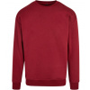 Build Your Brand Pánsky sveter BY075 Burgundy XXL