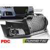 PREDNÝ NÁRAZNÍK SPORT CHRÓMOVÉ ČIERNE PDC pre AUDI A3 12-16