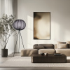 Stojaca lampa MELLOW čierna 1x40W tienidlo E27 52 čierna guľa