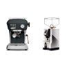 Ascaso Dream ONE, Anthracite + Eureka Mignon Perfetto, CR chrome