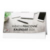 Měsíční pracovní stolní Baloušek 2026