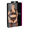 Cottelli Plus Size - Rhinestone Lace Underwear Set