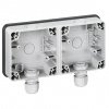 LEGRAND Krabice PLEXO 90493 šedá IP66