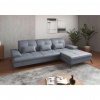 Sit & More ROHOVÁ SEDAČKA, koža, textil, sivomodrá - Sedačky - 000144011735