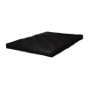 Čierny stredne tvrdý futónový matrac 90x200 cm Comfort Black – Karup Design