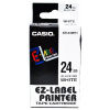 páska CASIO XR-24WE1 Black On White Tape EZ Label Printer (24mm) (XR-24WE1)
