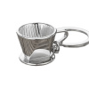 Coffea strieborný dripper prívesok na kľúče