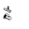 Hansgrohe Rohové ventily - Rohový ventil s krytkou, kefovaný nikel 13954820