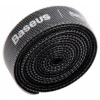 Baseus Rainbow Circle hook and loop 1m čierna ACMGT-E01