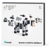 Stavebnica Pixio Black & White Animals Smart magnetická (30102)