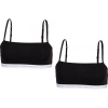 Calvin Klein UNLINED BRALETTE 2PK čierna,biela Dámska podprsenka S