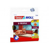 Gumené tesnenie tesamoll® D profil 5393, hnedá, 9 mm x 6 m, TESA